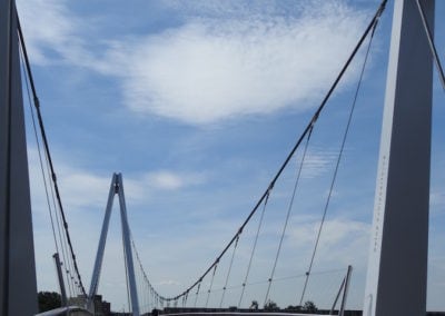 Verwerking staalkabelnetten Dafne Schippersbrug